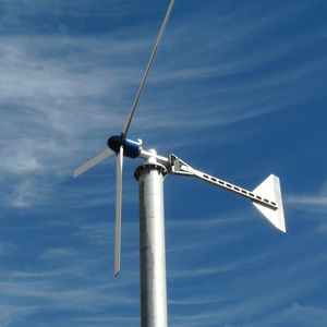 aerogenerador doméstico de eje horizontal
