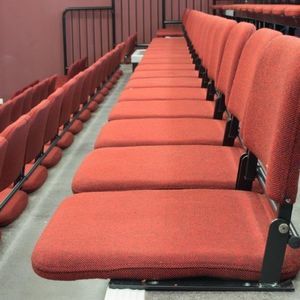 butaca de cine de tejido