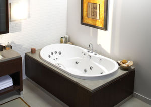 bañera ovalada