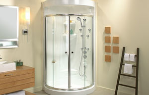 cabina de ducha de vidrio