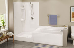 bañera-ducha rectangular
