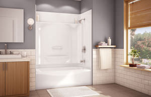 bañera-ducha rectangular