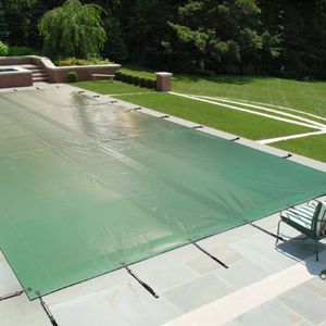 cubierta para piscina con ojales