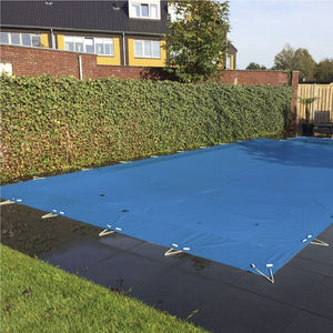 cubierta para piscina con ojales