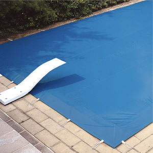 cubierta para piscina con ojales