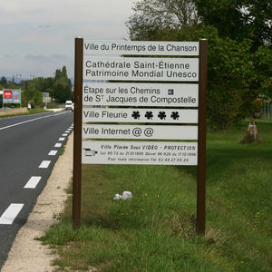 panel de señalización de suelo
