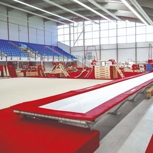 trampolín de gimnasia