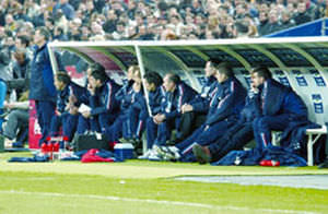 banquillo cubierto