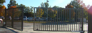 portón abatible
