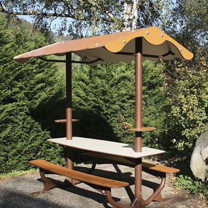 mesa de pícnic contemporánea