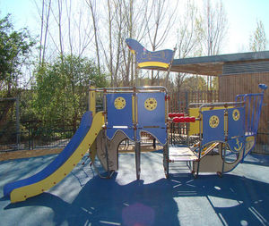estación de juego para parque infantil