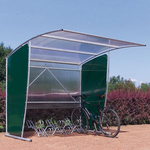 marquesina para bicicletas de acero