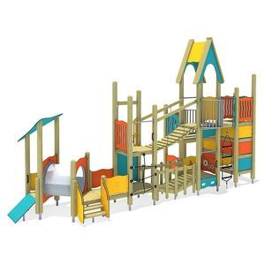 estación de juego para parque infantil