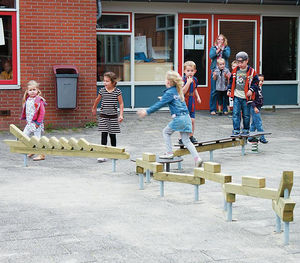 recorrido de obstáculos para parque infantil