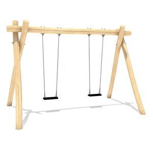columpio de madera
