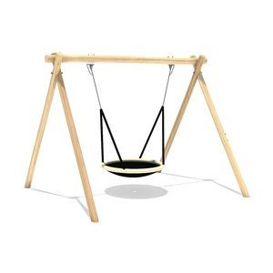 columpio de madera