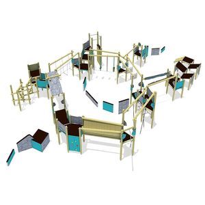 estación de juego para parque infantil