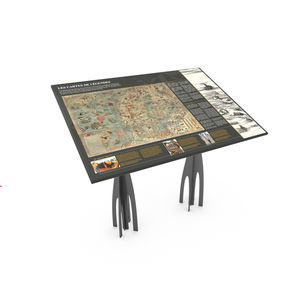 mesa de orientación de acero termolacado