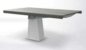mesa de pícnic contemporánea