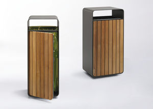 cubo de basura público