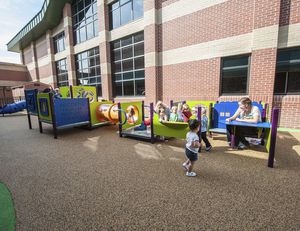 estación de juego para parque infantil
