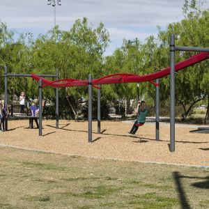 tirolina para parque infantil