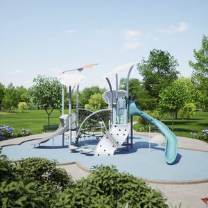 estación de juego para parque infantil