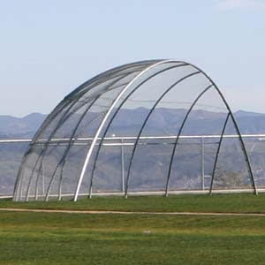 red de protección para instalación deportiva
