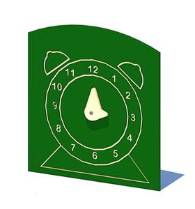 panel de juego reloj