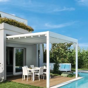 pérgola adosada