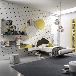habitación para niños blanca