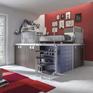 habitación para niños azul