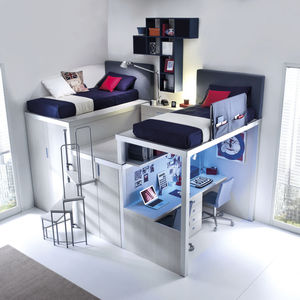 habitación para niños blanca