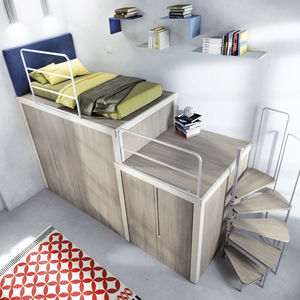 habitación para niños blanca