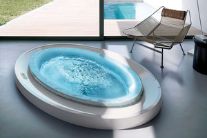 bañera ovalada