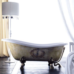 bañera ovalada