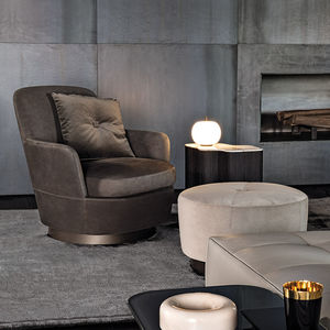 sillón contemporáneo / de tejido / de metal / de Rodolfo Dordoni