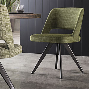 sillón bajo contemporáneo / de tejido / de fresno / de Rodolfo Dordoni