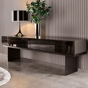 consola contemporánea / de roble / de MDF / de ébano