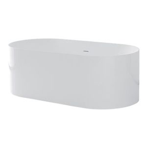 bañera ovalada