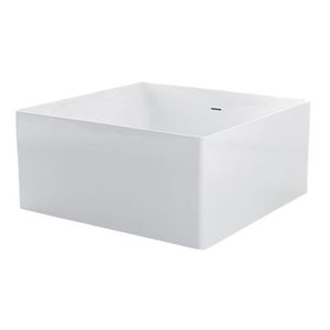 bañera cuadrada