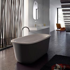 bañera ovalada
