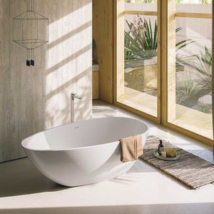 bañera ovalada