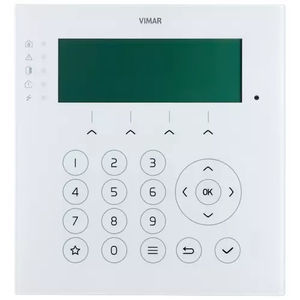 teclado de control para sistema de alarma