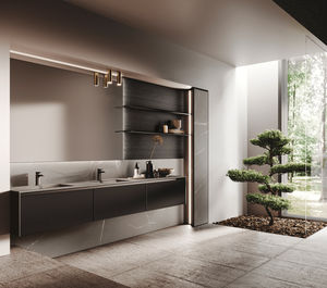 mueble de lavabo doble