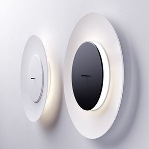 aplique contemporáneo / de aluminio / fluorescente / redondo