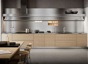 cocina de acero inoxidable