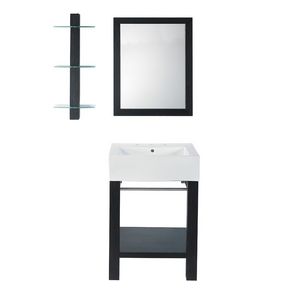 mueble de lavabo de pie / de madera maciza / clásico / prefabricado