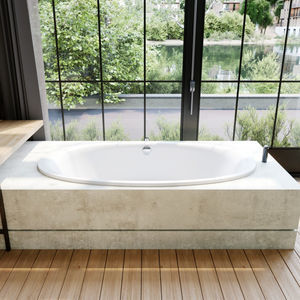 bañera ovalada
