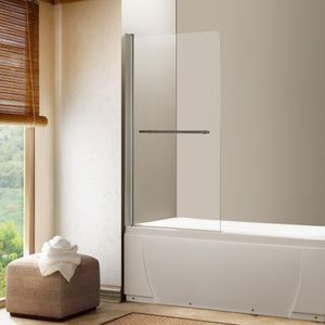 mampara de bañera fija